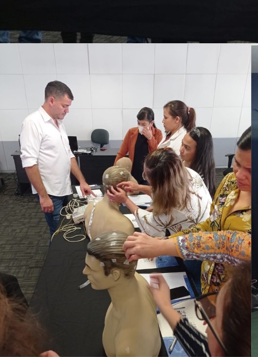 Taller práctico de EEG con maniquíes